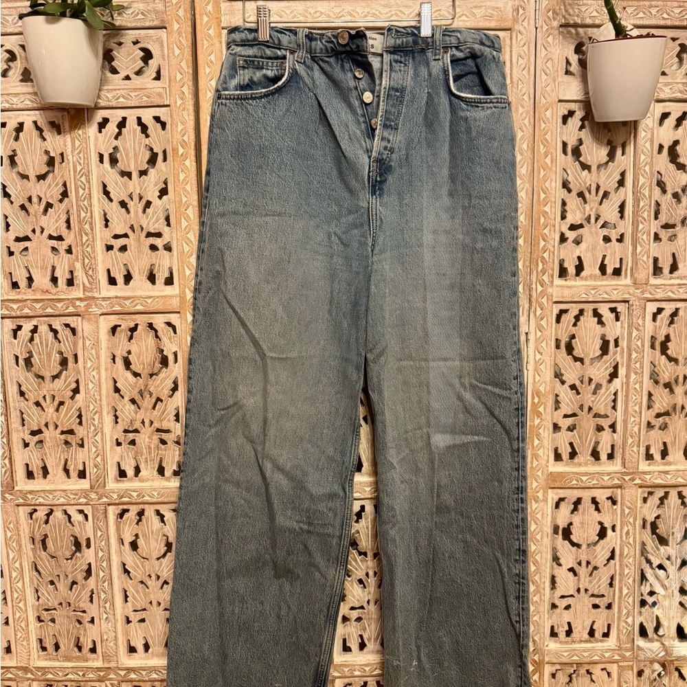 Reformation High Rise Blue Jeans